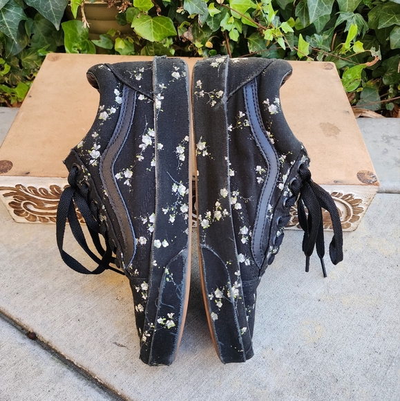 Vans Old Skool Black Floral - Picture 5 of 8